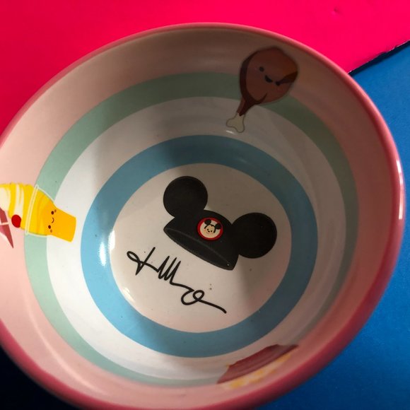 ShopDisney Parks Mickey Mouse Ceramic Nesting Dinner Bowl Set by Jarrod Maruyama - Picture 7 of 12